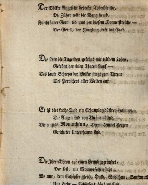 Ode auf die Genesung Marien-Therisiens