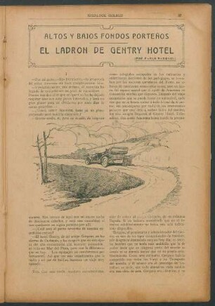 Altos y bajos fondos porteños - El ladrón de Gentry Hotel