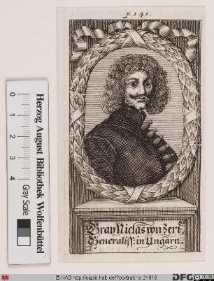 Bildnis Miklós [Nicolaus] II Graf Zrínyi