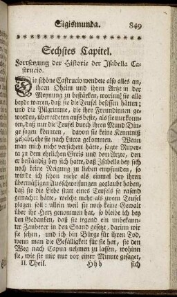 Sechstes Capitel. - Zehntes Capitel.