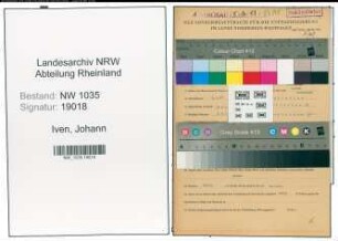 Entnazifizierung Johann Iven , geb. 05.01.1907 ()