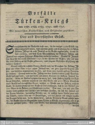 Vier und Dreyßigstes Stück