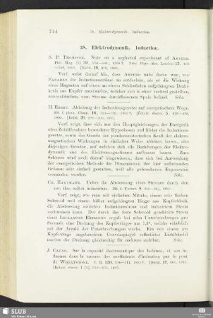 38. Elektrodynamik. Induction