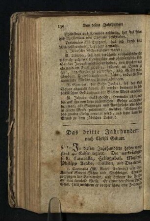 Das dritte Jahrhundert nach Christi Geburt