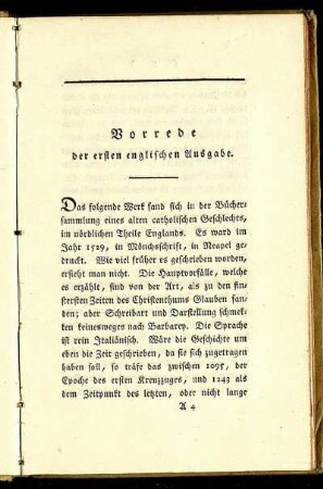Vorrede der ersten englischen Ausgabe.