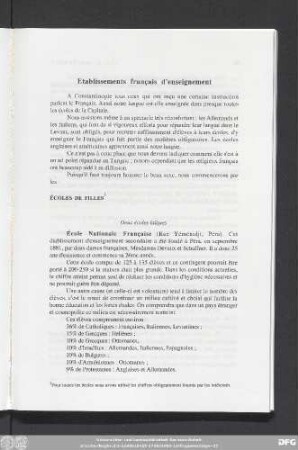 Etablissements français d'enseignement