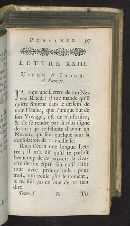 Lettre XXIII.