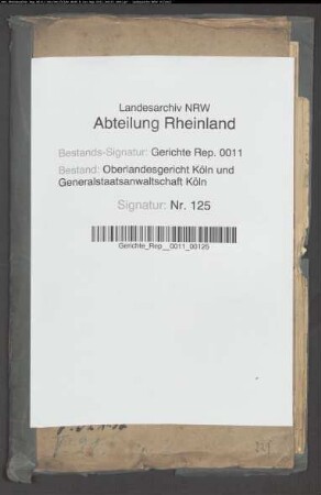 Personalakte: Hoffsümmer, Rudolf