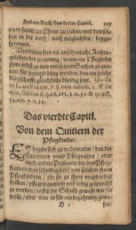 Das vierdte Capitl.