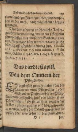 Das vierdte Capitl.