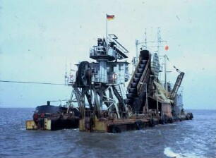 Eimerkettenbagger im Einsatz