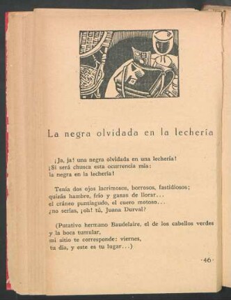 La negra olvidada en la lechería