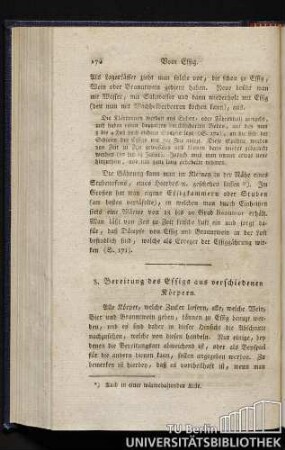 3. Bereitung des Essigs aus verschiedenen Körpern.