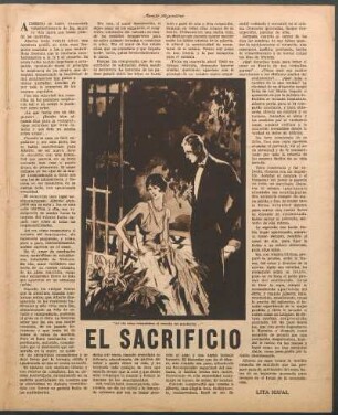 El sacrificio