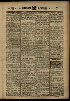 Zweite Ausgabe vom Freitag, den 23. Februar 1912.