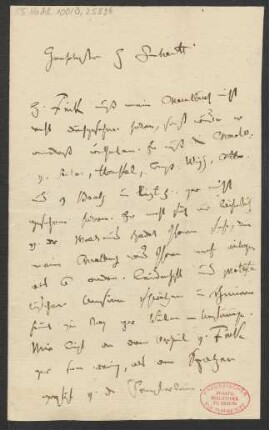 Brief an B. Schott's Söhne : 19.06.1839
