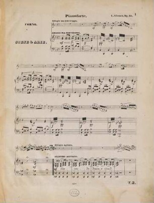 Scene und Arie : für das chromatische Horn mit Begleitung des Orchesters oder Pianoforte : op. 10