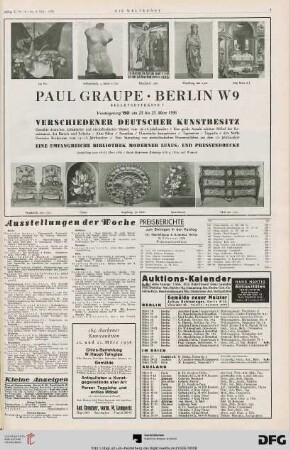 Nr. 10 (8. März 1936), S. 3: Preisberichte