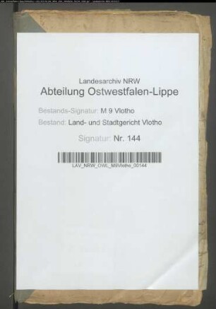 Adoptionsvertrag zwischen den Eheleuten Kölling Nr. 55 und dem Zimmermeister Wittemeyer Nr. 64 Valdorf