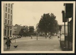 Stadthalle (auch: Mercatorhalle), Duisburg: König-Heinrich-Platz von Neckarstraße