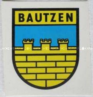 Aufkleber mit dem Wappen der Stadt Bautzen