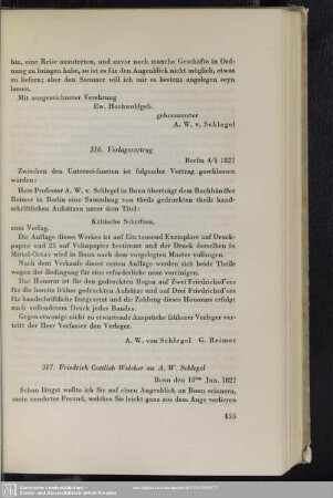 Friedrich Gottlieb Welcker an August Wilhelm von Schlegel, Bonn, 18.06.1827
