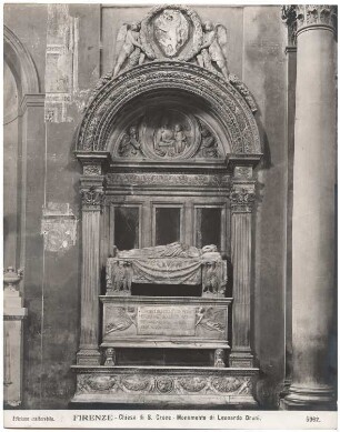 Santa Croce, Florenz: Monumento di Leonardo Bruni