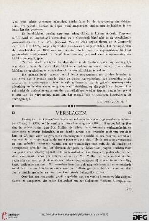 Verslagen