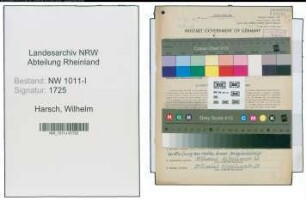 Entnazifizierung Wilhelm Harsch , geb. 29.01.1898 (Postbetriebsassistent)