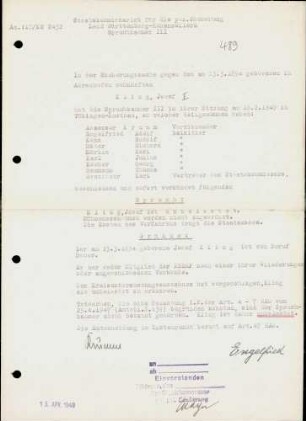 Kling, Josef