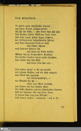 Die Melodie