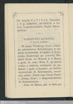 Nabozenstwo Katolickie w jezyku polskim