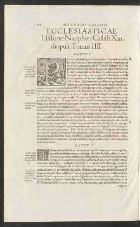 Ecclesiasticae Historiae Nicephori Callisti Xanthopuli, Tomus IIII.