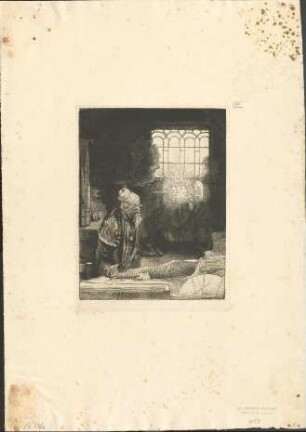 "Doktor Faust im Studierzimmer" von Rembrandt