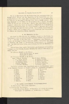 e. Das maritim-meteorologische Beobachtungsmaterial.