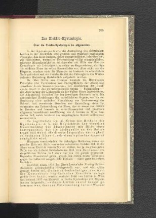 Zur Elektro-Kystoskopie.