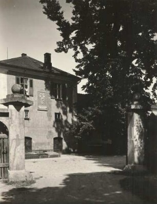 Radebeul. Volksweingut Lößnitz. Ehemaliges Herrenhaus, Ostseite