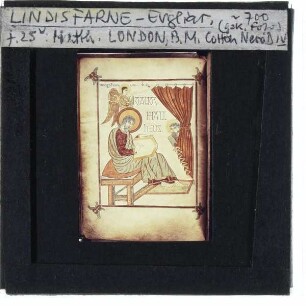 Lindisfarne-Evangeliar (Cotton MS Nero D IV. 1852) : Evangelist Matthäus