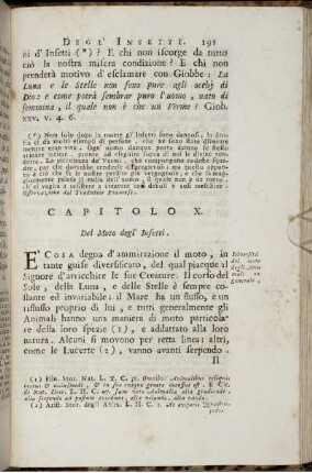 Capitolo X. Del Moto degl' Insetti.
