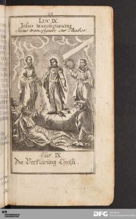 Die Verklärung Christi.