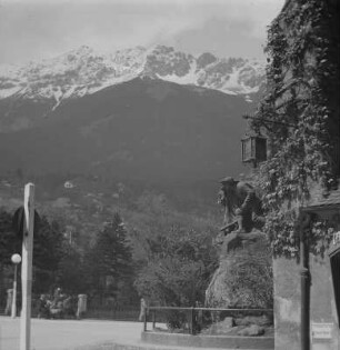 Innsbruck. Andreas-Hofer-Denkmal auf dem Berg Isel (Denkmal Tiroler Freiheitskämpfer)