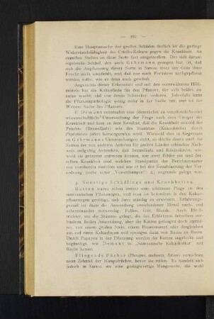3. Sonstige Schädlinge und Krankheiten.