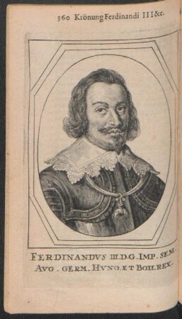 Ferdinandus III. D. G. Imp. Sem. Aug. Germ. Hung. Et Boh. Rex