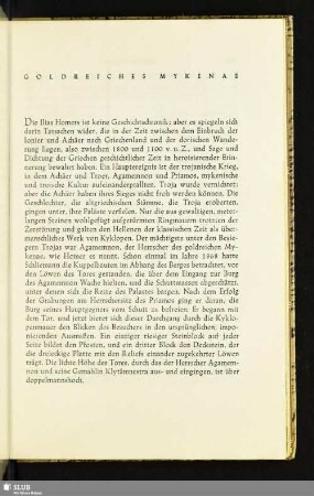 Goldreiches Mykenae