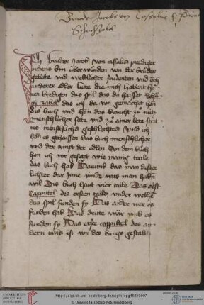 Jacobus de Cessolis, "Schachzabelbuch"