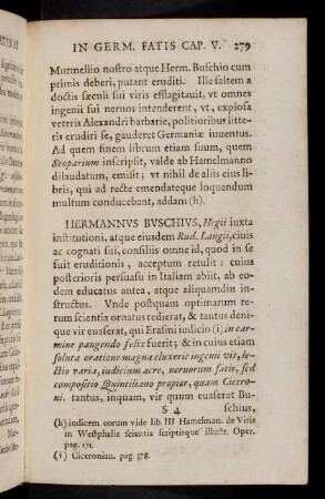 279-290, Hermannus Buschius, Hegii ...