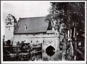Dinkelsbühl. Nördlinger Tor und Wehrmühle