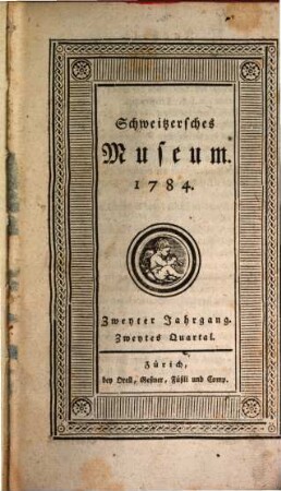 Schweitzersches Museum. 2,2. 1784