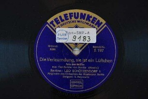 Die Verleumdung, sie ist ein Lüftchen : Arie des Basilio aus: Der Barbier von Sevilla / (Rossini)