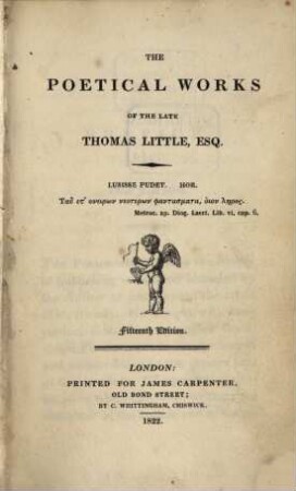 The poetical works of the late Thomas Little